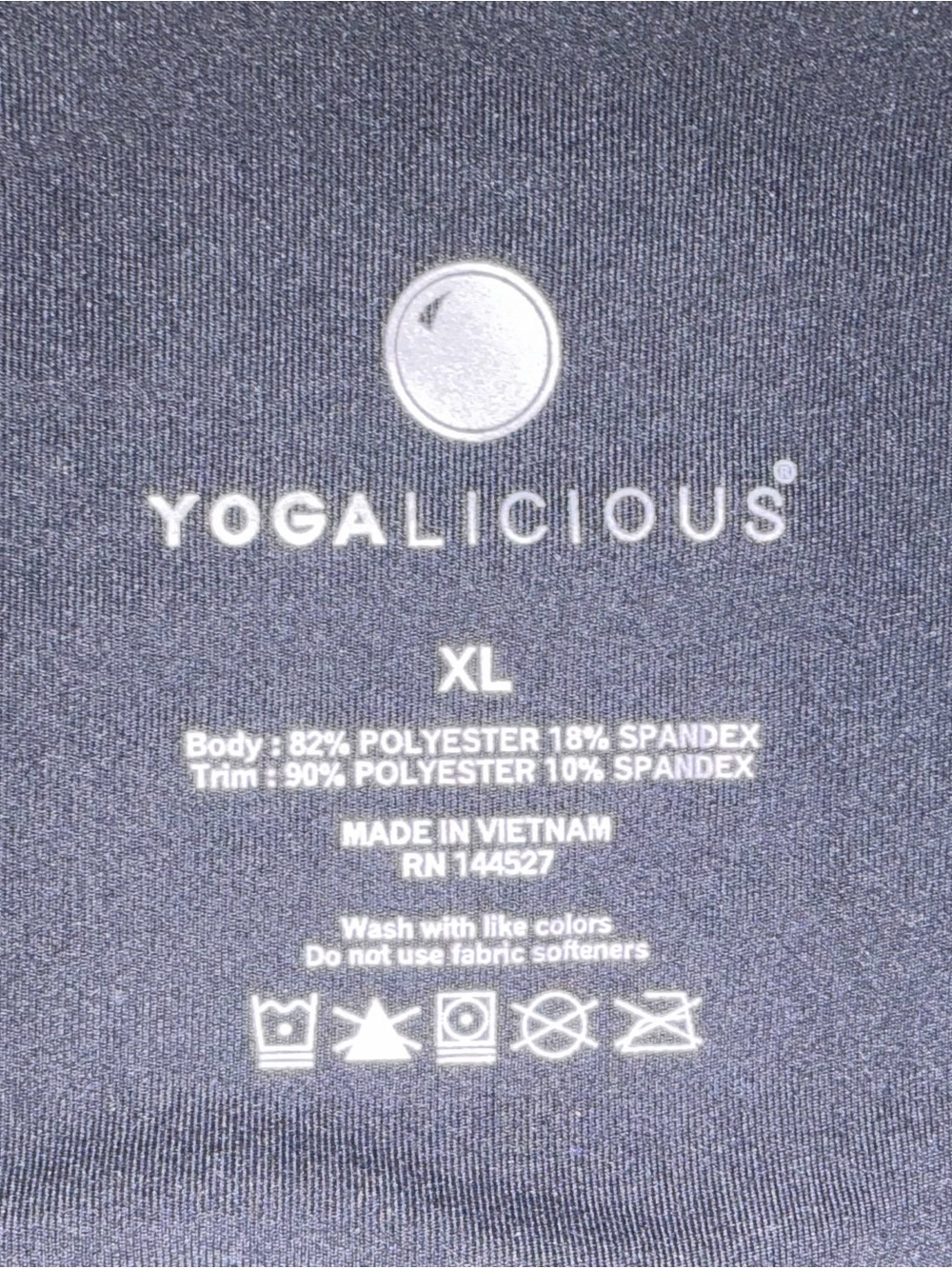 Yogalicious Black Flare Leggings - Picture 6 of 6